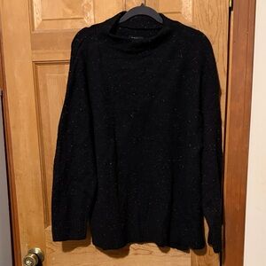 Well Worn Black and White Knit Sweater